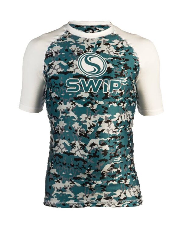 CAMOUFLAGE GREEN Maglia rashguard uomo