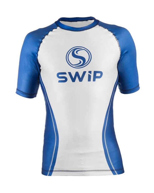 COMBAT BLUE Maglia rashguard IBJJF uomo