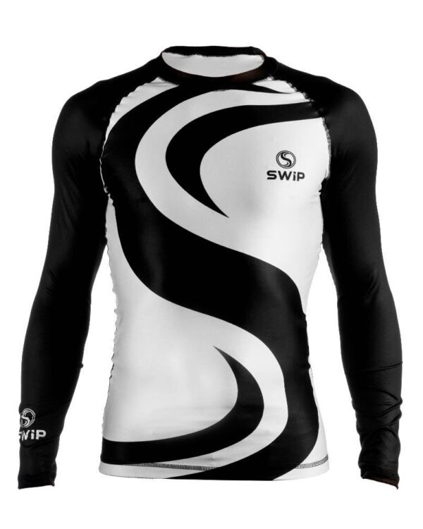 COMBAT LONG BLACK Maglia IBJJF uomo