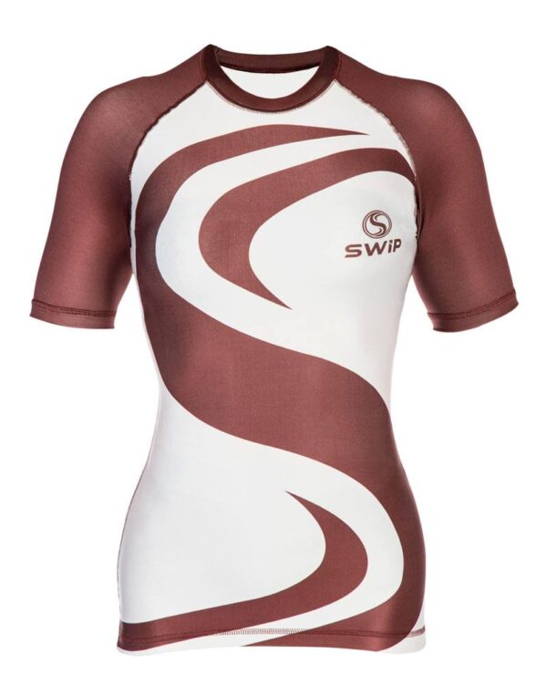 COMBAT WOMAN BROWN maglia rashguard IBJJF