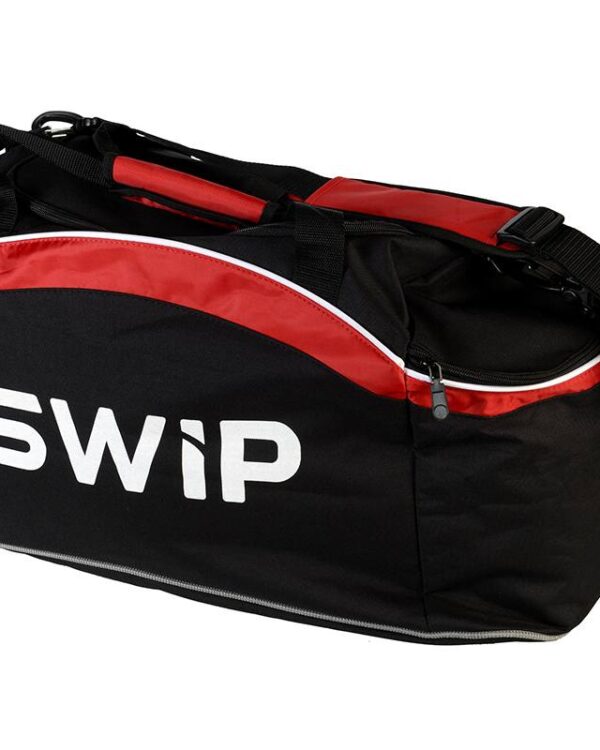 SWIP GYM BAG BLACK/RED/WHITE - Borsa palestra