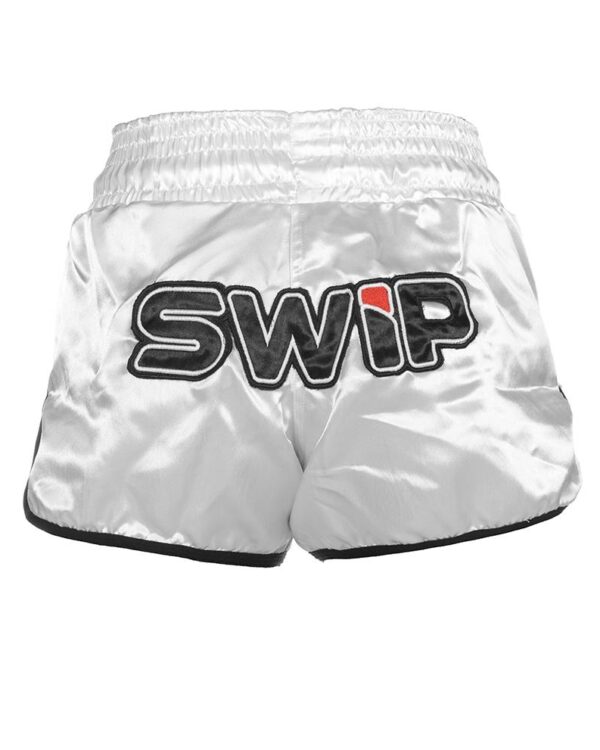 SWIP MUAY THAI EXTRA SHORT WHITE  pantaloncini muay thai