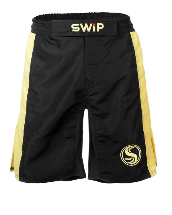 SHORT FIGHT SWIP BLACK YELLOW  pantalone unisex per ogni tipo di sport